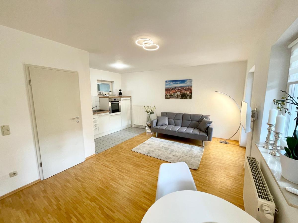 Ferienwohnung Blickfang - Modernes Apartment Direkt In Der Altstadt Von Erfurt Mit Balkon - Beste Lage Und Aussicht Екстериор снимка