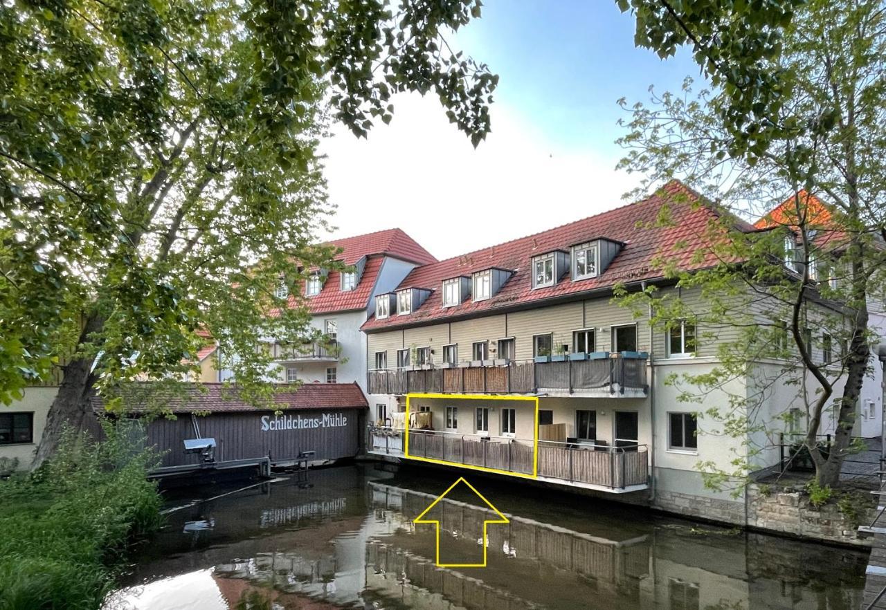 Ferienwohnung Blickfang - Modernes Apartment Direkt In Der Altstadt Von Erfurt Mit Balkon - Beste Lage Und Aussicht Екстериор снимка