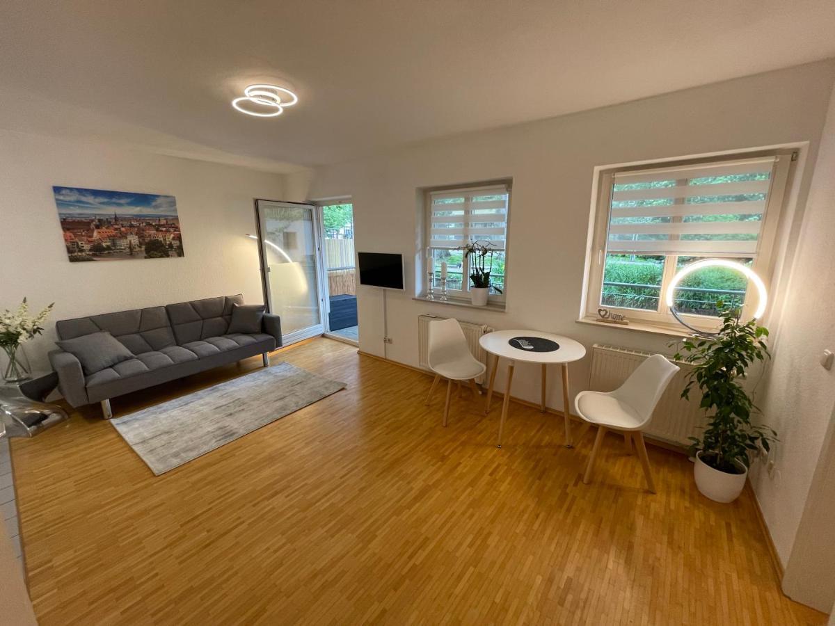 Ferienwohnung Blickfang - Modernes Apartment Direkt In Der Altstadt Von Erfurt Mit Balkon - Beste Lage Und Aussicht Екстериор снимка